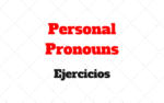 Personal Pronouns Ejercicios