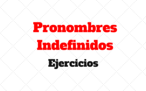Pronombres Indefinidos
