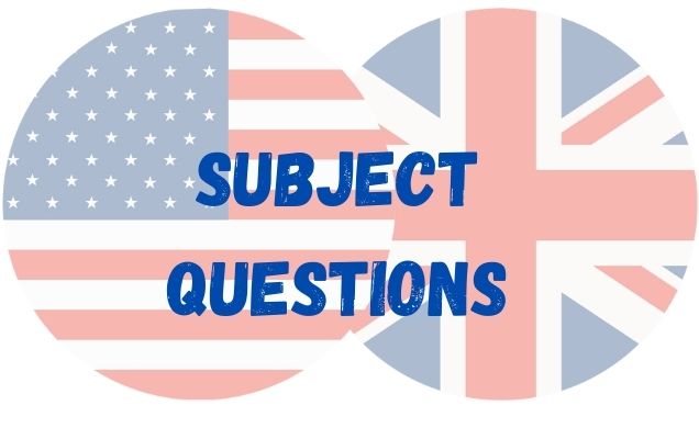 ingles subject questions