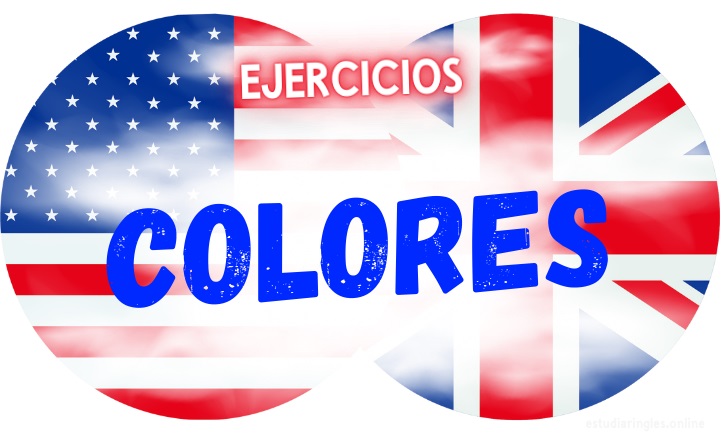 inglés ejercicios colores