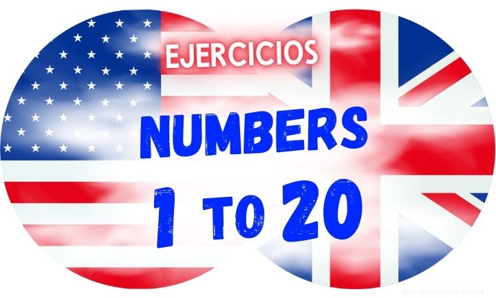 ingles ejercicios numbers 1 to 20