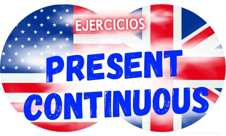 ingles ejercicios present continuous